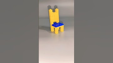 Lego Chair 🪑| Building Blocks Chair 🪑| ASMR sound | Diy #asmr #asmrvideo #shorts #shortvideo #diy