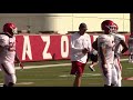 Hawgbeatcom  sights and sounds of arkansas practice aug 29