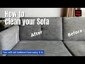 How to clean your Sofa | Paano linisin ang sofa using dishwashing soap. | Daddy Chris #sofacleaning