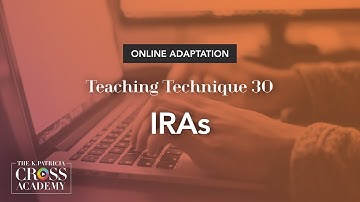 Online Teaching Adaptation: IRAs