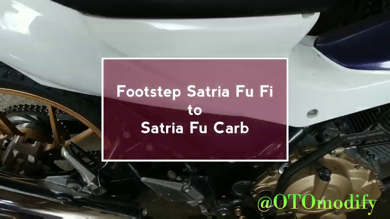 Footstep Satria Fu Fi di Satria Karbu - YouTube