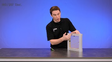 80/20: Roll-in Mesh Panel Retainer