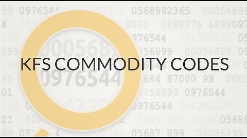 Commodity Codes Explained