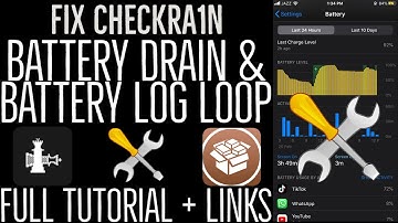 How to Fix battery drain checkra1n | checkra1n battery fix | powerlogHelperdFix Tweak | 2022