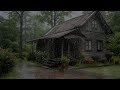 Soothing rainfall easing tension and promoting full calm relaxation tonight