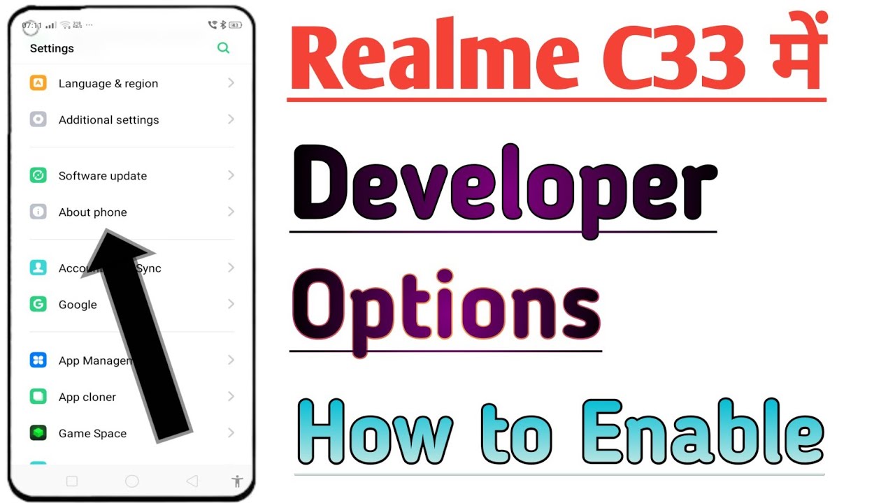 How To Enable Developer Options In Realme C33 Realme C33 Me Developer how-to-enable-developer-options-in-realme-c33-realme-c33-me-developer