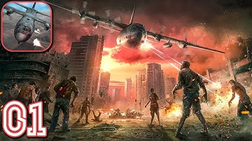 Zombie Gunship Survival - Gameplay Walkthrough Part #1 (Android, iOS) Shoot zombies from an AC-130!