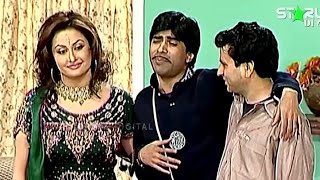 sajan abbas and Nargis With Tariq Teddy and Naseem Vicky Stage Drama Comedy Clip