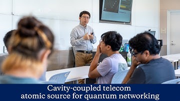Cavity-coupled telecom atomic source for quantum networking | Smalley-Curl Institute