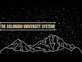 The colorado university system