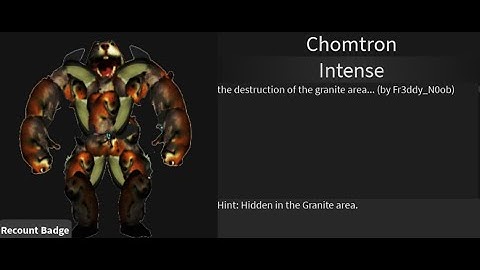How to get Chomtron in Find The Chomiks