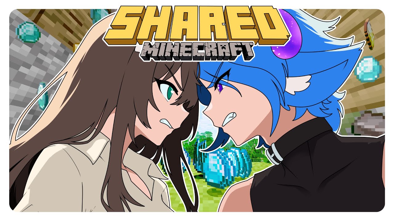 Minecraft, But We Have To Share EVERYTHING