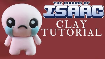 Making Isaac from The Binding Of Isaac Using Polymer Clay - Tutorial -