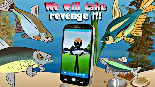 Stickman Kill The Fisherman :: An Ultimate Revenge Of Fish #14 screenshot 1