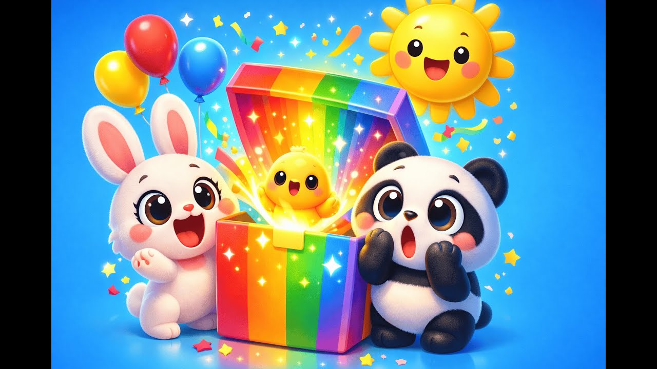 Magic Color Box Surprise 🌈 Fun Learning Video for Toddlers... 