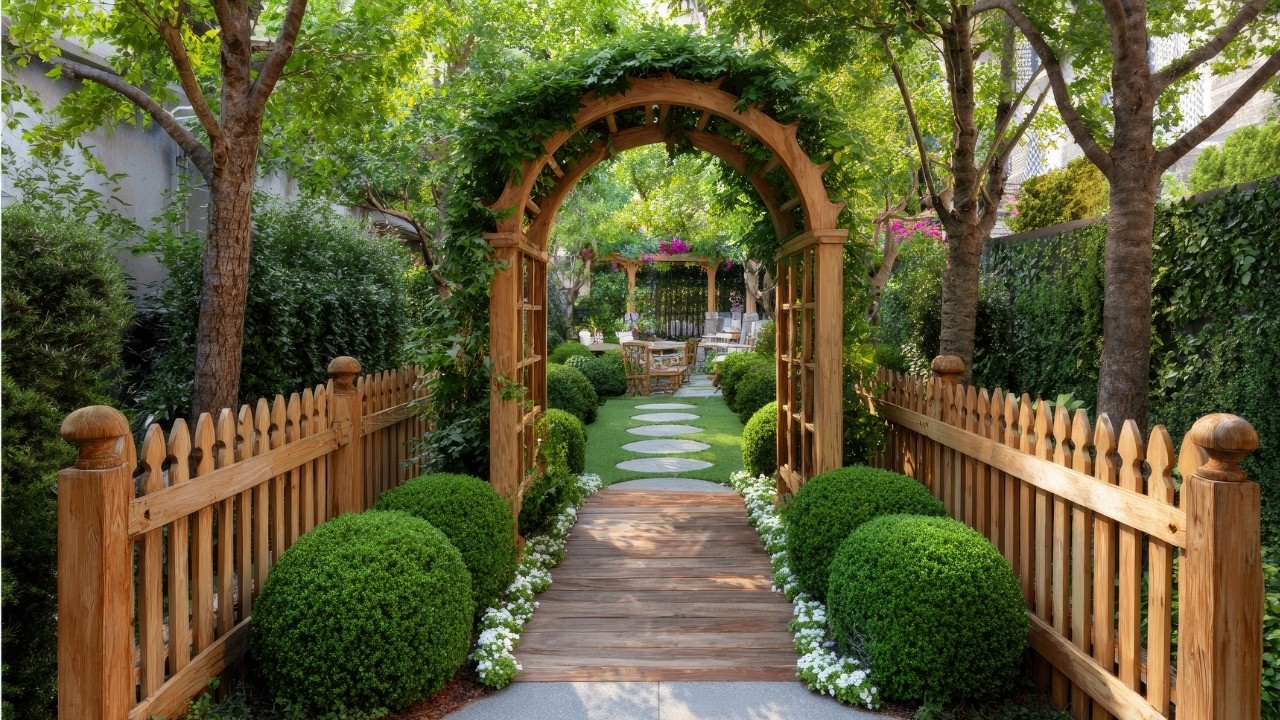 25 Cozy Small Garden Ideas with Beautiful Arches 🌸