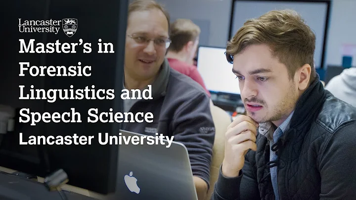 Master's in Forensic Linguistics and Speech Science