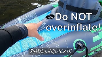 STOP overinflating your Intex Challenger K1! Do THIS to avoid seam splits!