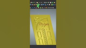 Simple and Easy Dabble Door Design  #gszone #design #artcam #cncrouter #engineering #art #furniture