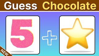 Guess the Chocolate by Emoji Challenge | Guess the candy | Brain Tease Guess