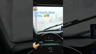 Real Canada winter driving... 🥲😰 #canada #winter #driving #캐나다 #겨울 #운전브이로그 #fyp