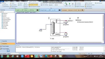 Build stripper&rectifier section into distillation column & use EO "eqution oriented Hysys Section 2