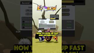 Details How to easily ASCEND and LEVELUP 😅 on evomon #evomon Update