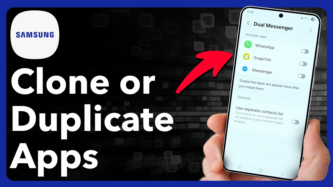 How To Clone Or Duplicate Apps On Samsung - YouTube