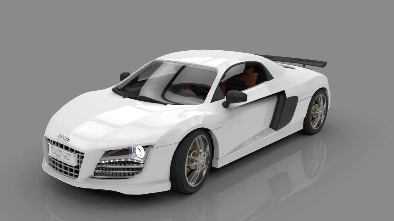 Audi r8 3d model