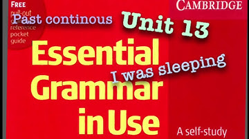 İngilis dili qrammatika | Murphy dərsləri | Unit 13