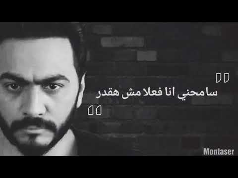 سامحني انا فعلا مش هقدر تامر حسني حالات واتس اب