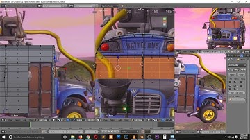 how to model fortnite battle bus in blender tutorial timelapse speed modeling tutorial