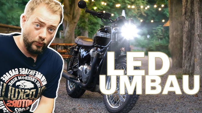 LED Scheinwerfer 5,75 Zoll kompatibel mit Harley Davidson