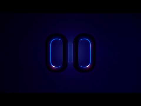 1 Min NEON Lights Countdown