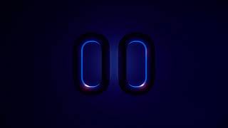1 Min NEON Lights Countdown