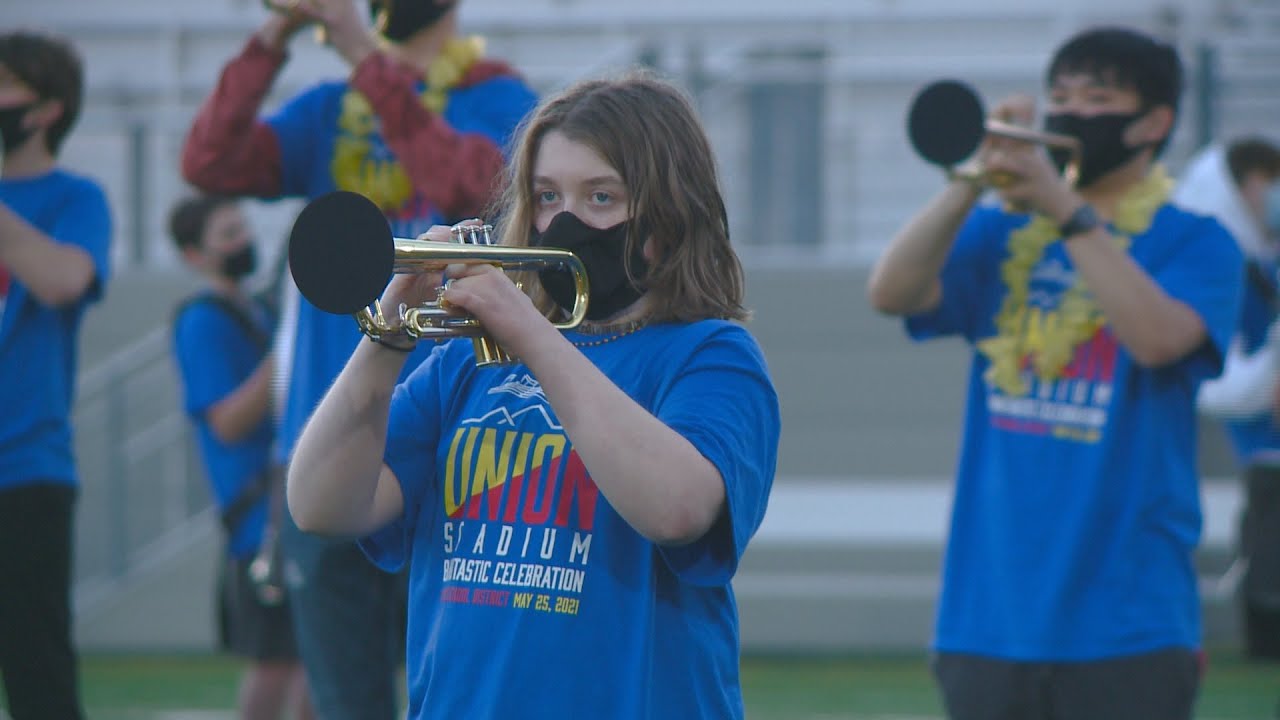 Mead School District's Union Stadium Bandtastic Celebration YouTube