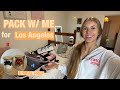 pack with me for LA! &amp; meal prep! 