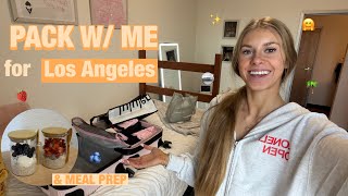 Pack With Me For La & Meal Prep