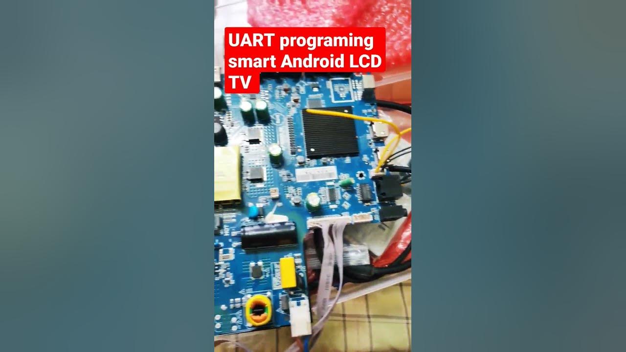 #smart Android Tv software install in UART programing with RT 809f BIOS