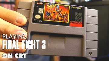 Final Fight 3 for SNES on a CRT (Memory Lane)