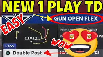 Madden 21 One Play TD - New 1 Play Touchdown in Madden 21! This Play is CHEATING!  ITS NOT GUN BUNCH