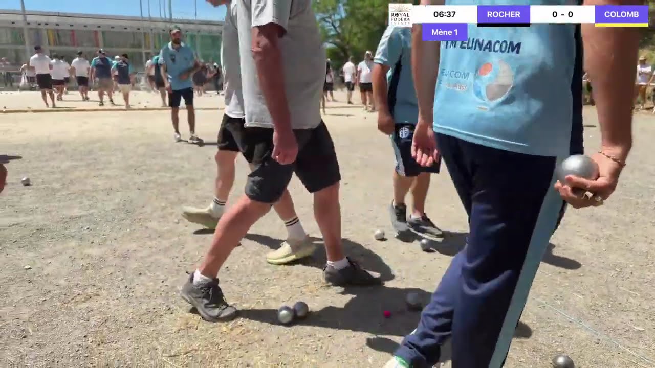 Miniature : National de Firminy - 1ère partie après les poulesROCHER VS COLOMB