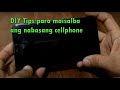 what to do when cellphone drop in water