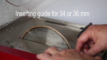 1- Precision Saw System Abele cutting a block for thin sections
