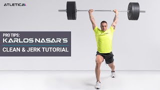ATLETICA x Karlos Nasar | Clean & Jerk Tutorial with the World & Olympic Weightlifting Champion