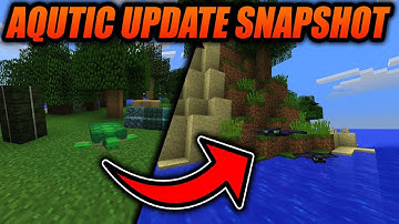 NEW MINECRAFT UPDATE AQUATIC 1.13 SNAPSHOT!! - MINECRAFT 1.13 NEW FEATURES AND CHANGES!!