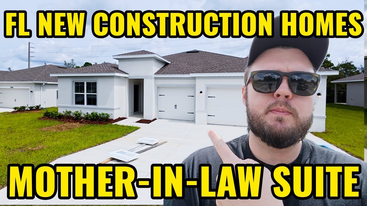 2 новых дома во Флориде стоимостью менее 400 тыс. долларов | Без ТСЖ + квартира для родственников...