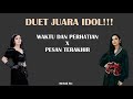 DUET JUARA TERKEREN LYODRA X RIMAR MASH UP WAKTU DAN PERHATIAN X PESAN TERAKHIR 