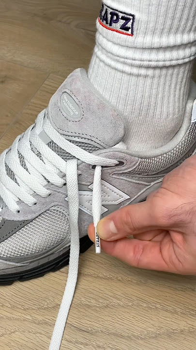 Would you Loose Lace your New Balance 2002R like this? 😳 #newbalance #shoelaces #lacingtutorial