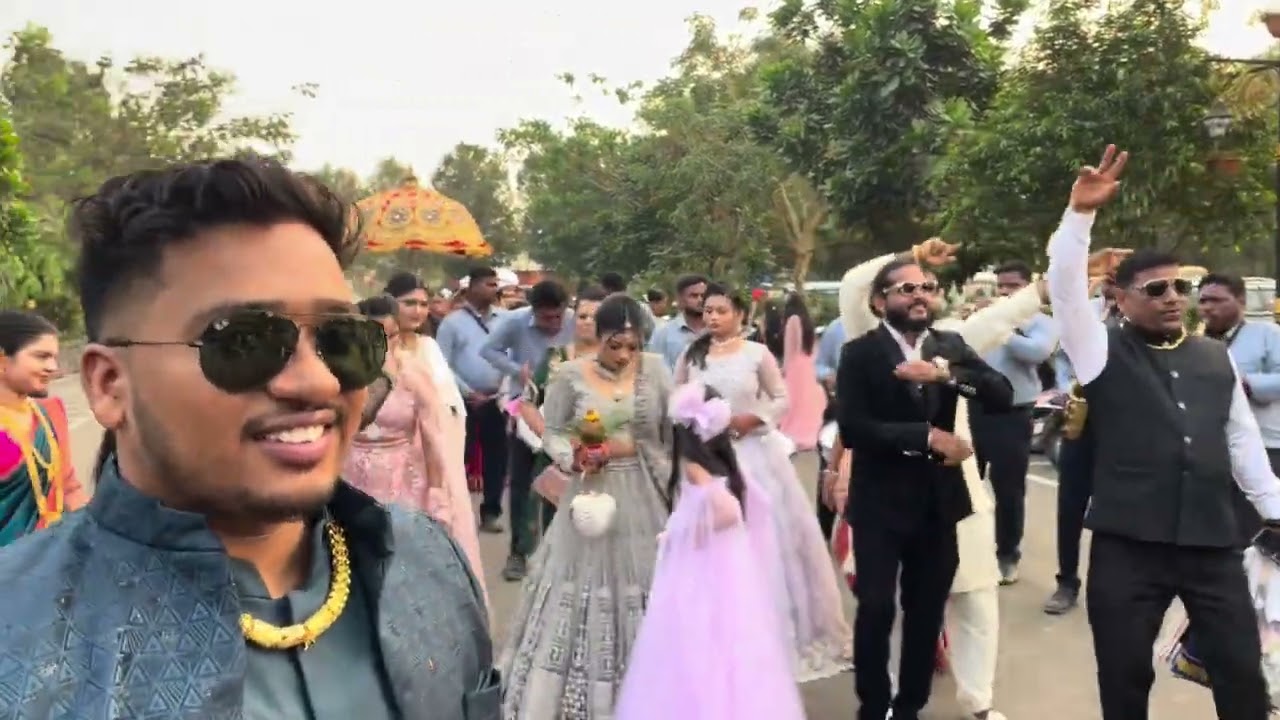 मोरबे ते नाव्हा खाडी लग्नवरात ✨😍| रात्री मस्त चिकनचा नियोजन केला 🐓😋| #brassband #agarikoli  #lagna